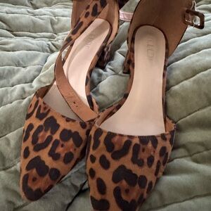 Leopard Print Women's low heels